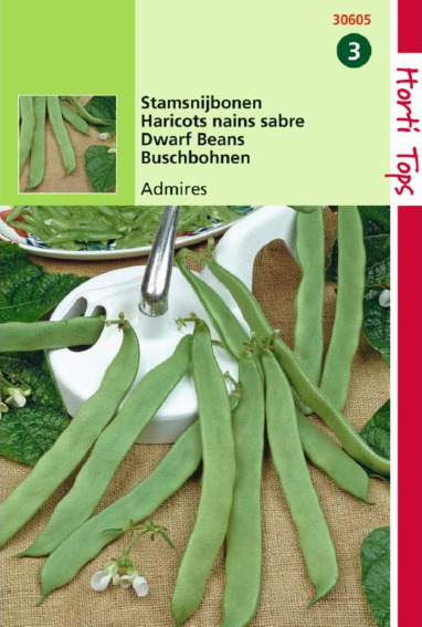 Dwarf Bean Admires (Phaseolus) 50 seeds